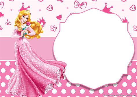 Princess Birthday Invitation Templates Free