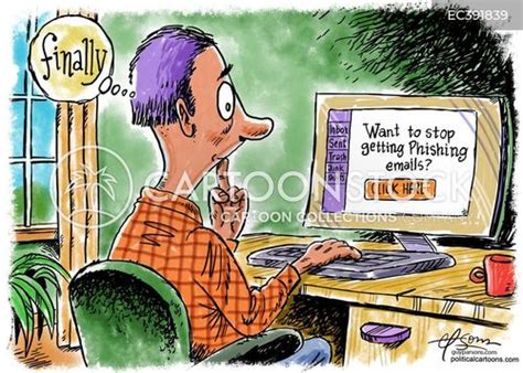 Phishing Email Cartoons And Comics Funny Pictures From Cartoonstock