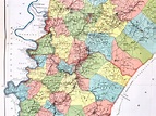 Westmoreland y el mapa del condado de Fayette mapa del Atlas - Etsy España