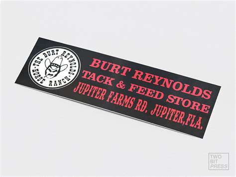 Burt Reynolds Store Florida Bumper Sticker Advertising Etsy In 2022