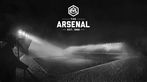 The Arsenal Logo In Stadium Background Hd Arsenal Wallpapers Hd