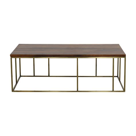 West Elm Gridwork Coffee Table 66 Off Kaiyo