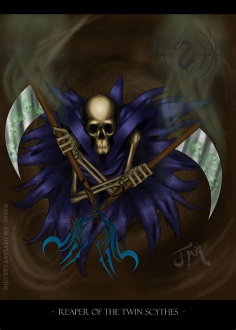 Reaper Of The Twin Scythes By Havoc Dm On Deviantart Grim Reaper