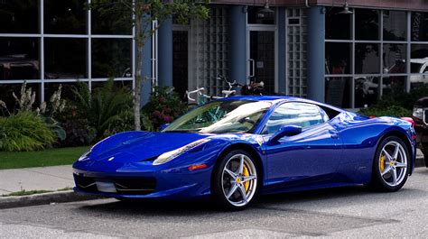Blue Ferrari 458 Italia To Vie Flickr