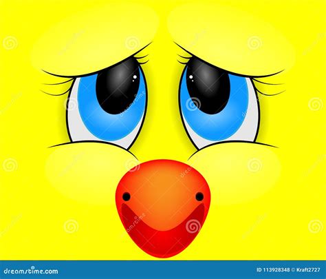 Cartoon Face Of A Duck Stock Vector Illustration Of Logo 113928348