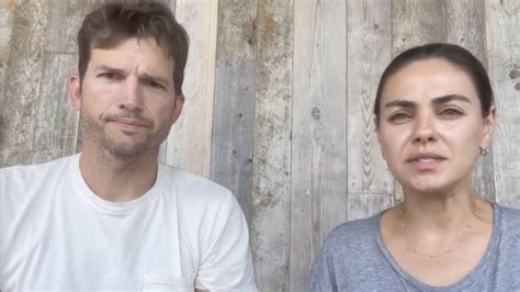 We Support Victims Ashton Kutcher And Mila Kunis Say Sorry For
