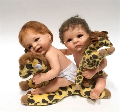2 Baby Dolls Masterpiece Polymer Laura Lee Wambach 4100 Giddy Up