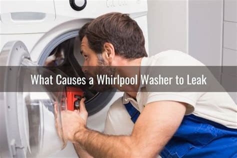 whirlpool washer leaking ready to diy