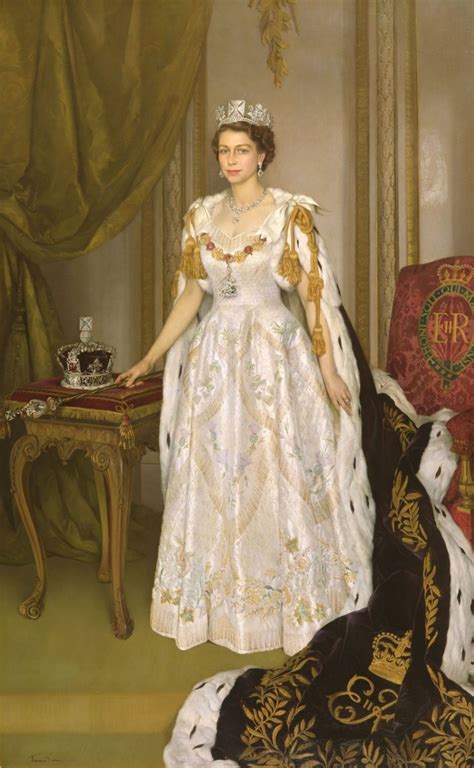 Coronation Dress Of Queen Elizabeth Ii Of Britain