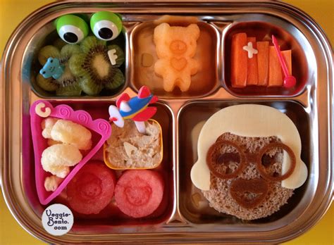 Fun Lunchbox With A Fun Lunch To Match Veggie Bento