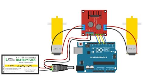 How To Use L298n Motor Driver Learn Robotics