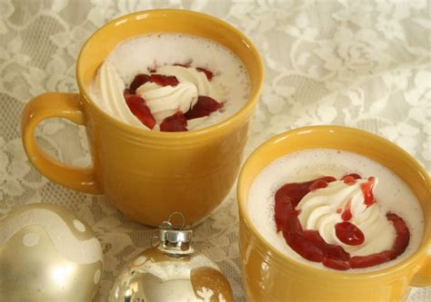Cranberry White Hot Chocolate White Hot Chocolate Hot Chocolate Recipes White Hot Chocolate