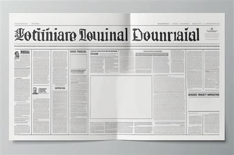 Газета отличный дизайн для любых целей векторный редакционный печатный