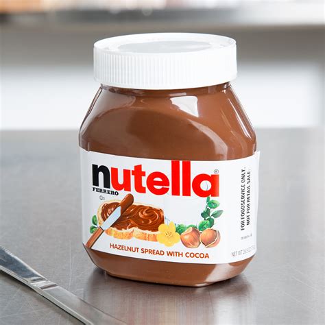 Nutella Hazelnut Spread Oz Jar Case
