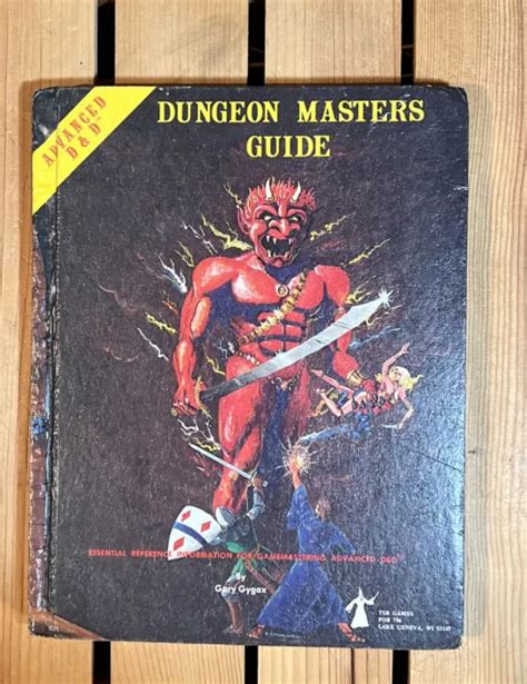 Advanced Dungeons And Dragons Masters Guide 1979 1st Revised Edition Tsr
