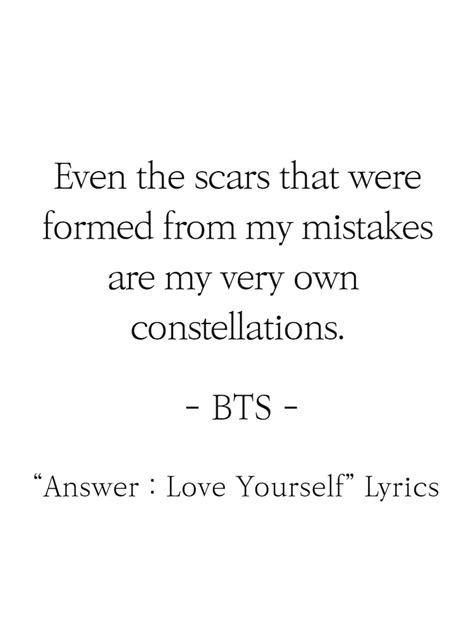 Bts Quotes Love Yourself Answer Bts Answer Love Myself Lyrics Quotes 87 Quotes Answer