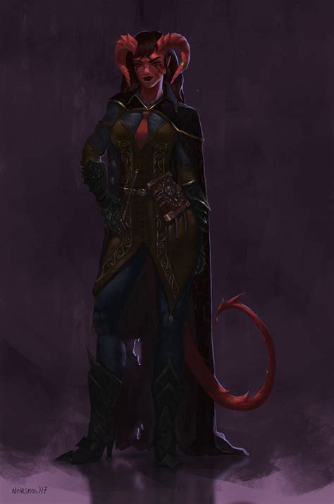 Ishxanuhi Character Portraits Tiefling Female Dungeons And Dragons