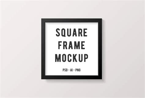 25 Free Square Frame Mockup Psd Download Graphic Cloud