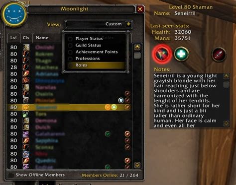 Guild Roles Group Guild And Friends World Of Warcraft Addons