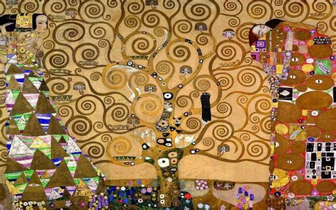 The Tree Of Life Stoclet Frieze 1905 By Gustav Klimt