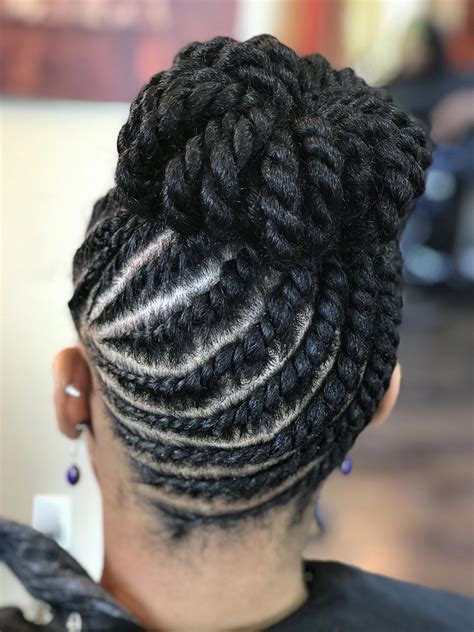 10 Natural Black Braided Updos Fashionblog