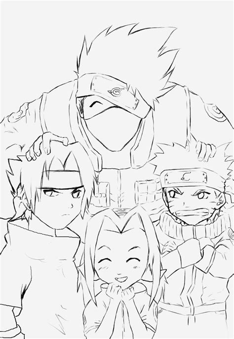Coloriage Naruto Et Kakashi Coloriages Gratuits Cartoon Coloring Images