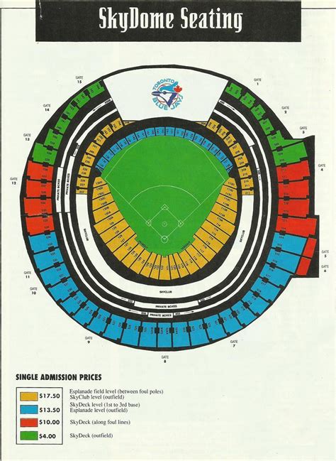 Blue Jays Ticket Prices From 1992 Starting From 4 Torontobluejays