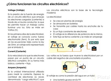 Cómo Funcionan Los Circuitos Electrónicos Platzi