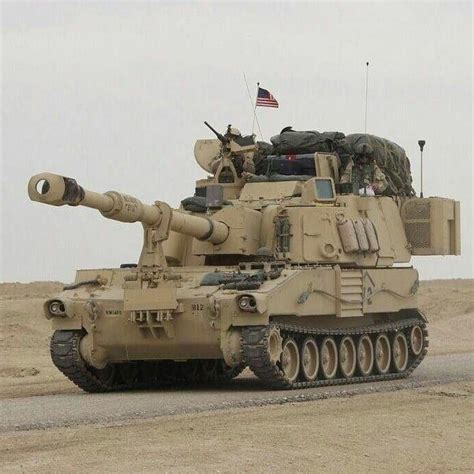 M109 A7 Paladin 155mm Self Propelled Howitzer Of Us Army M109paladin