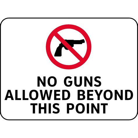 Guns Welcome Premises Weapons Holstered Sign Nhe 16347 Concealed Carry