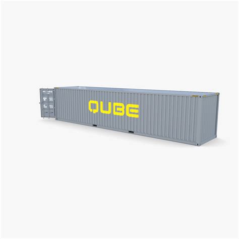 40ft Shipping Container Qube V1 3d Model By Dragosburian