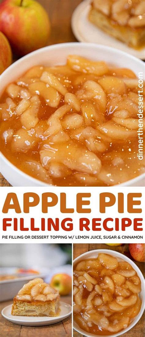 Apple Pie Filling Recipe Canning Directions Included Dinner Then