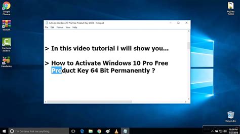 Activate Windows 10 Pro Free Product Key 64 Bit 2019 Permanently