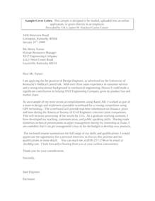 From a mechanical engineering internship cover letter, to more need to see a more experienced mechanical engineer cover letter sample? Basic Mechanical Design Engineer Cover Letter Samples and ...