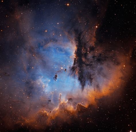 Cosmic Cloud Ngc 281 Which Spans Over 80 Light Years Space