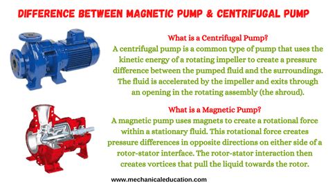 Difference Between Magnetic Pump And Centrifugal Pump Mechanical Education