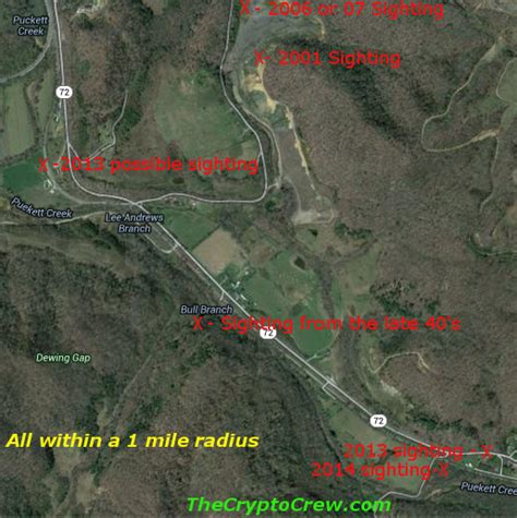 2 More Possible Bigfoot Sightings In Same Area ~ The