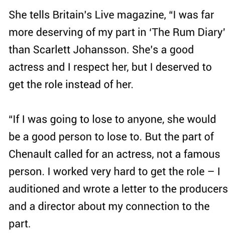 Photo Amber Heard Says Scarlett Johansson Is Not A Real Actress And She