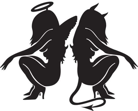 Devilangel Sexy Girl Die Cut Vinyl Decal Window Car Truck Atv Sticker