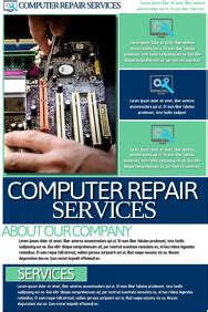 Let local computer owners know you're the point person for removing computer viruses and making other repairs with computer repair shop brochures. Computer Repair Flyer Templates | PosterMyWall