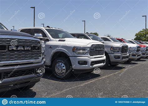 Ram 1500 Display At A Chrysler Ram Dealership The Stellantis