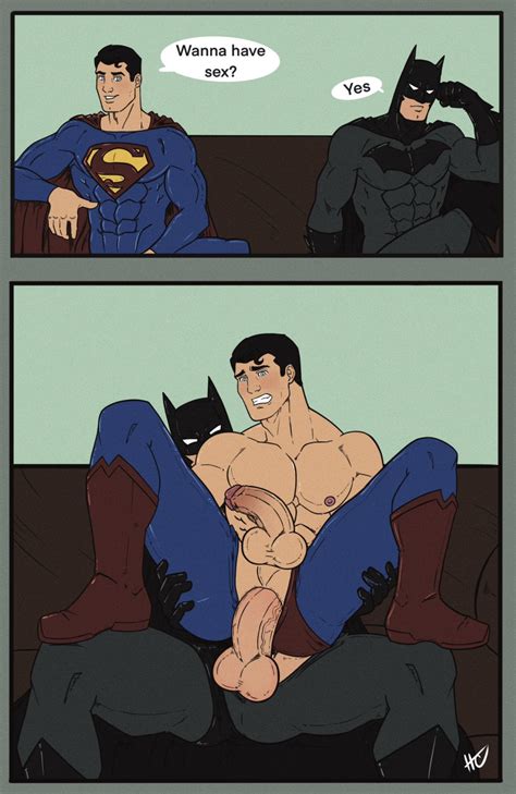 Rule 34 Anal Batman Bruce Wayne Clark Kent Dc Dc Comics Gay Heroic