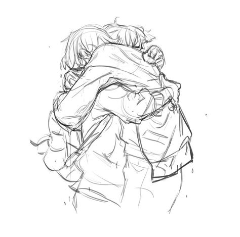 Art Reference Couple Hugging Reference Pose Drawing Hug Poses Couple References Character Draw