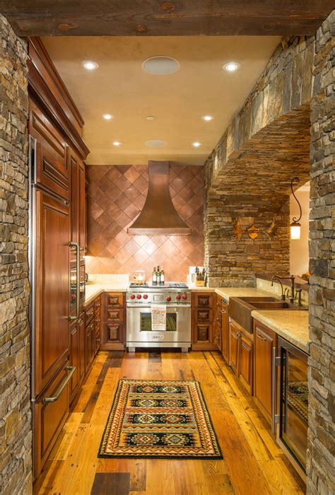 Telluride Colorado Rustic Kitchen Denver By Kelly Weldon Design