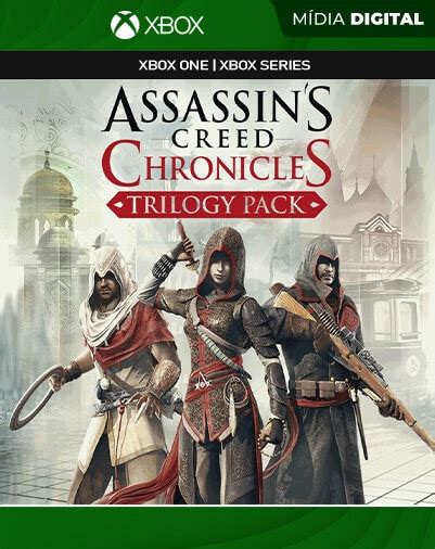 Assassins Creed Chronicles Trilogy Xbox One XS Mídia Digital