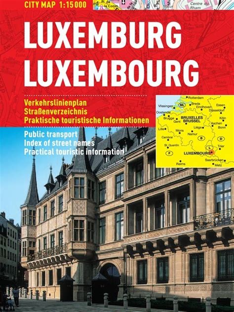 Luxemburg Hartă Turistică Pliabilă Stiefelro