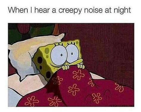 Spongebob At Night Meme