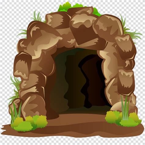 Cartoon Cave Isolated On Transparent Background 9013945 Vector Art At