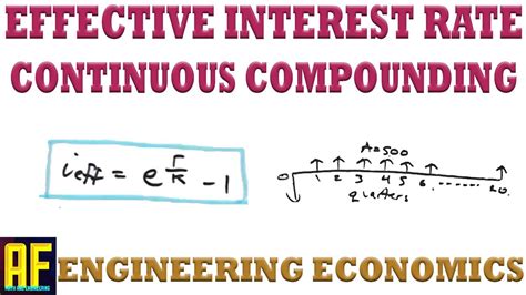 How To Calculate Effective Interest Rate Continuous Compounding