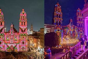 Comenz La Fiesta De Luz Sobre La Fachada De La Catedral